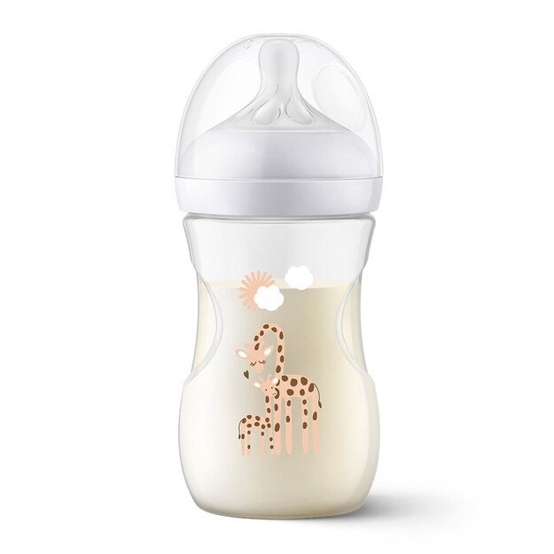 Avent Natural Response Bottle 260 ml +1m žirafa