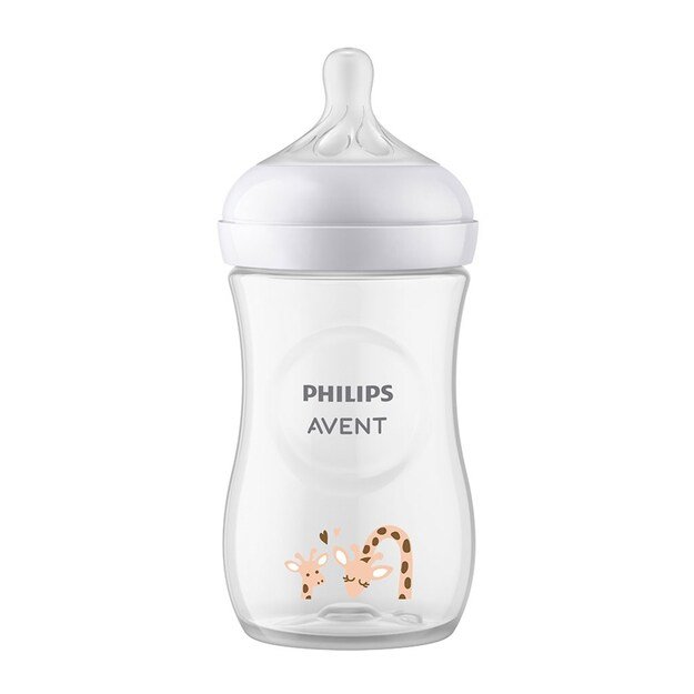 Avent Natural Response Bottle 260 ml +1m žirafa