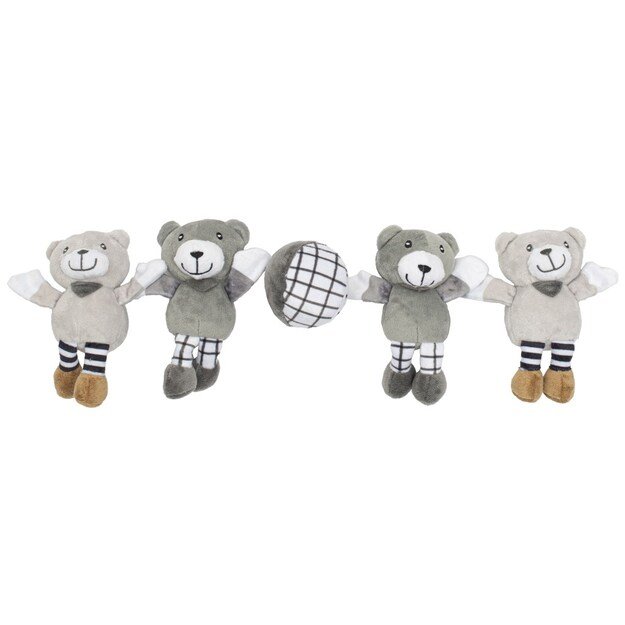 Karuselė virš lovelės Baby Mix Little Bears pilka