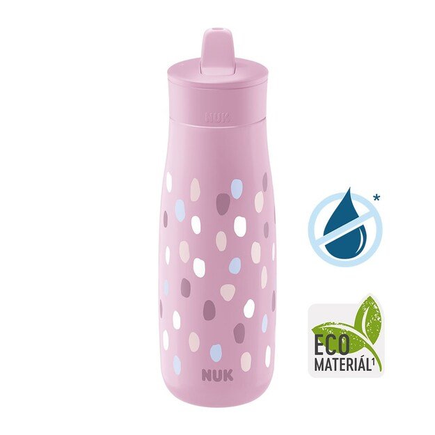 NUK Mini-Me Flip 2-in-1 Baby Bottle, 450 ml rožinė