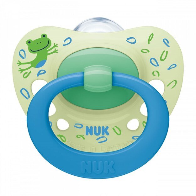 NUK Signature Čiulptukas 6-18 m dydis 6-18 m mėlynas, 6-18 m