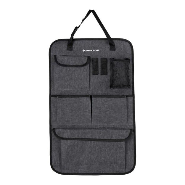 Dunlop - automobilio galinės sėdynės organizatorius 65x41 cm (pilkas) 1