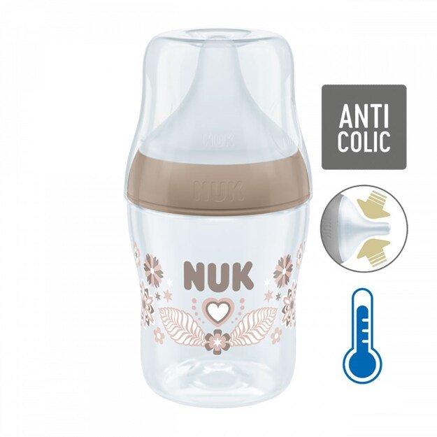 NUK Perfect Match Temperature Control Baby Bottle 150 ml rudas