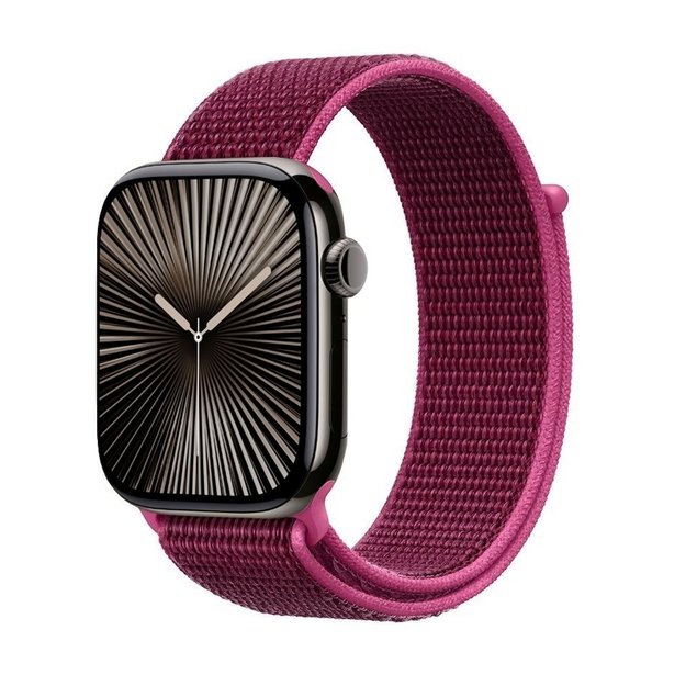 Crong Nylon – sportinė apyrankė, skirta Apple Watch 38/40/41/42 mm (Magenta Fusion) 16