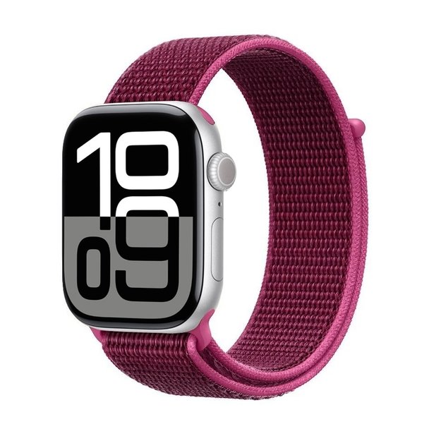 Crong Nylon – sportinė apyrankė, skirta Apple Watch 38/40/41/42 mm (Magenta Fusion) 8