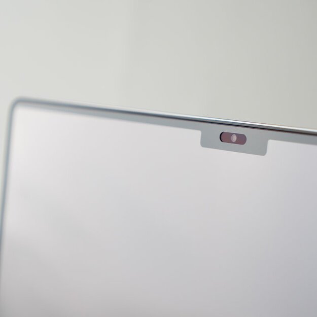 Moshi iVisor AG – matinė ekrano apsauga, skirta MacBook Air 13,6 M3 (2024) / M2 (2022) (juoda / skaidrus / matinis)
