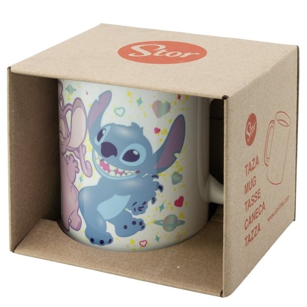 Disney Stitch - Keraminis puodelis iš Stitch & Angel kolekcijos 325 ml