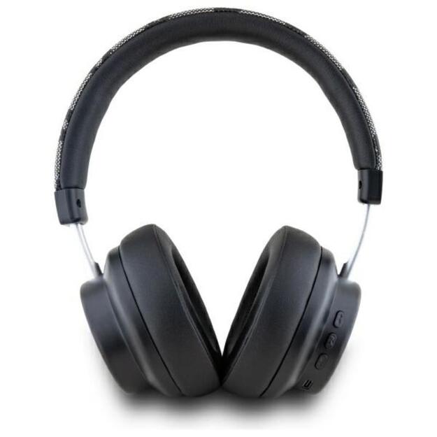 DKNY languotas raštas – belaidės ant ausies uždedamos Bluetooth ausinės V5.3 (juodos) 6