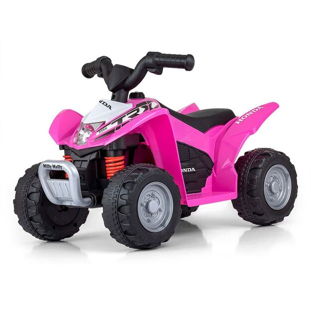 Milly Mally Honda ATV elektrinis keturratis, rožinis