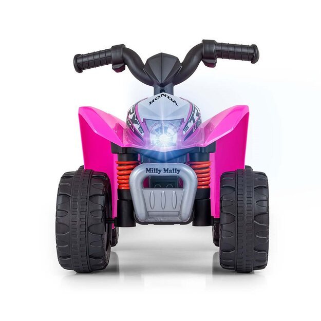 Milly Mally Honda ATV elektrinis keturratis, rožinis