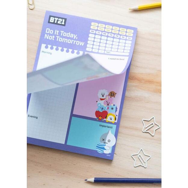 LINE DRAUGAI BT21 - A5 dienos planuoklis 2