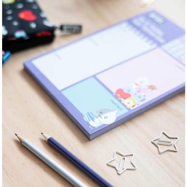 LINE DRAUGAI BT21 - A5 dienos planuoklis 3