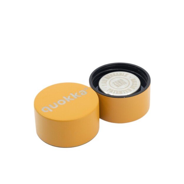 Quokka Solid su dirželiu - nerūdijančio plieno termo butelis 630 ml su dirželiu (garstyčios) 4