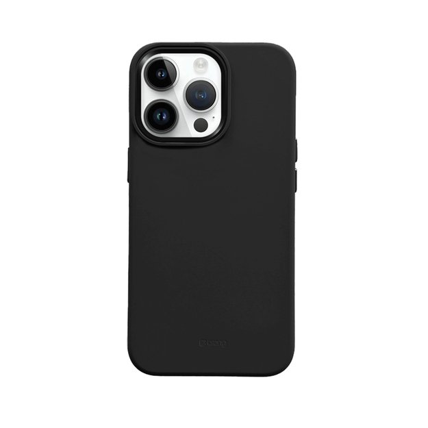 Crong Color Cover LUX Magnetic – dėklas, skirtas iPhone 15 Pro MagSafe (juodas)