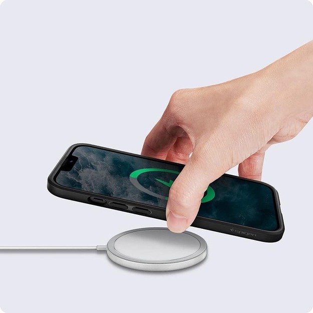 „Spigen Ultra Hybrid“ – dėklas, skirtas „iPhone 13 Mini“ (juodas) 1