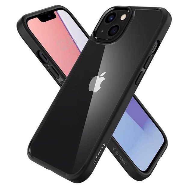 „Spigen Ultra Hybrid“ – dėklas, skirtas „iPhone 13 Mini“ (juodas) 10