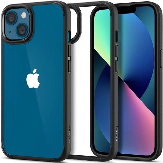 „Spigen Ultra Hybrid“ – dėklas, skirtas „iPhone 13 Mini“ (juodas) 11