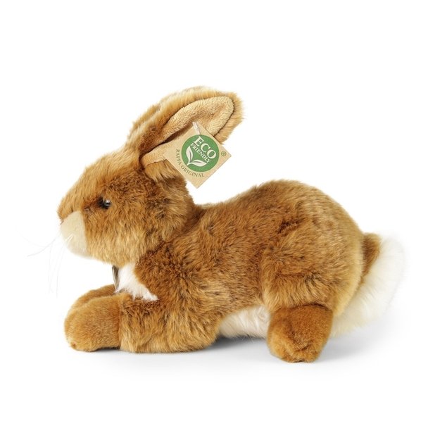 Pliušinis žaislas „Rappa“ – triušis, 23 cm, ekologiškas