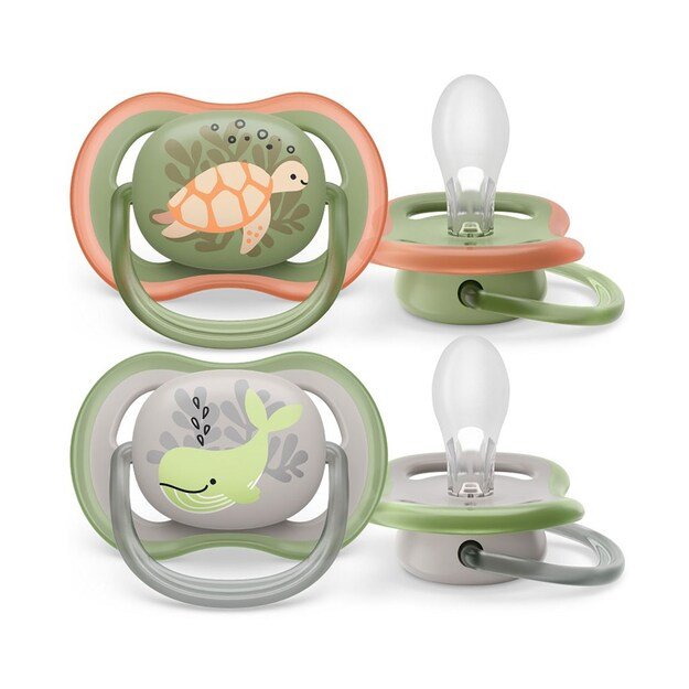 Avent Ultra Air čiulptukai 2 vnt., 6-18 mėn. berniukui, dydis 6-18 mėn., 6-18 mėn.