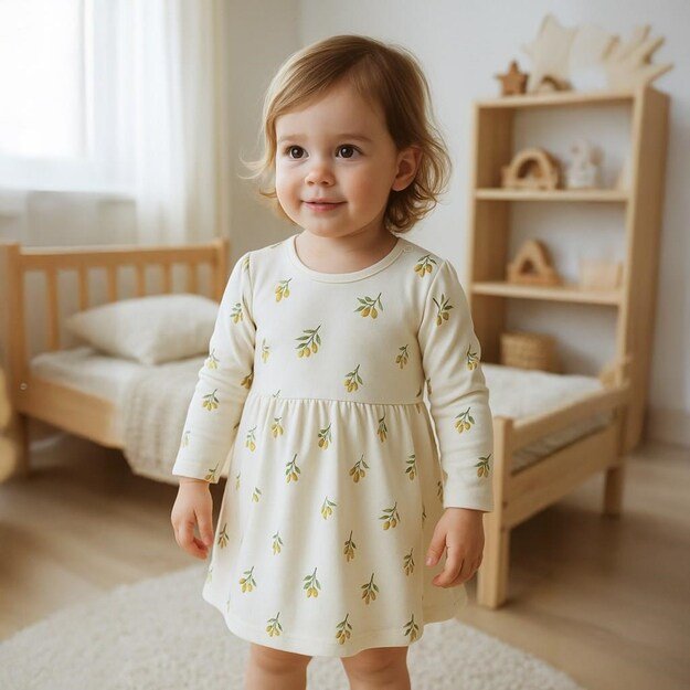 Graži kūdikio suknelė iš „New Baby Olives“, 68 m. (4-6 mėn.)