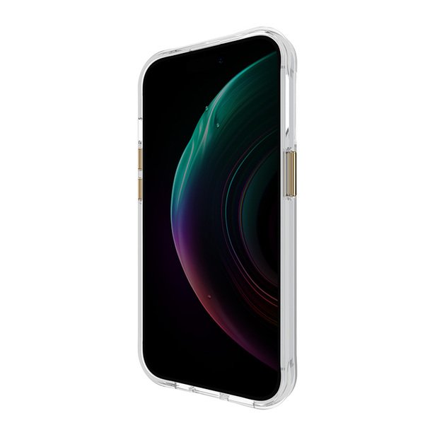 „Case-Mate Floral Gems MagSafe“ dėklas – „iPhone 15 Pro“ (auksinis)