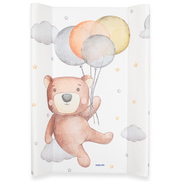 Baby Mix Bear vystymo kilimėlis su standumo efektu, 47x70 cm, rožinis