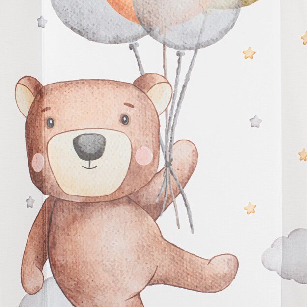 Baby Mix Bear vystymo kilimėlis su standumo efektu, 47x70 cm, rožinis