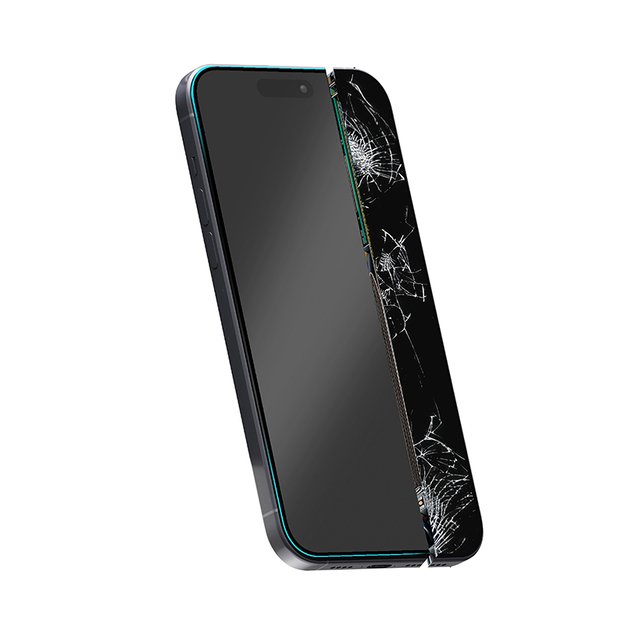„Crong Nano Glass“ – nedūžtantis hibridinis „iPhone 16 Pro“ stiklas