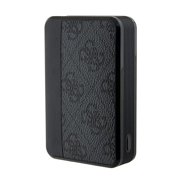 „Guess 4G“ odinis metalinis logotipas - išorinė baterija 10000 mAh 18W (juoda) 1