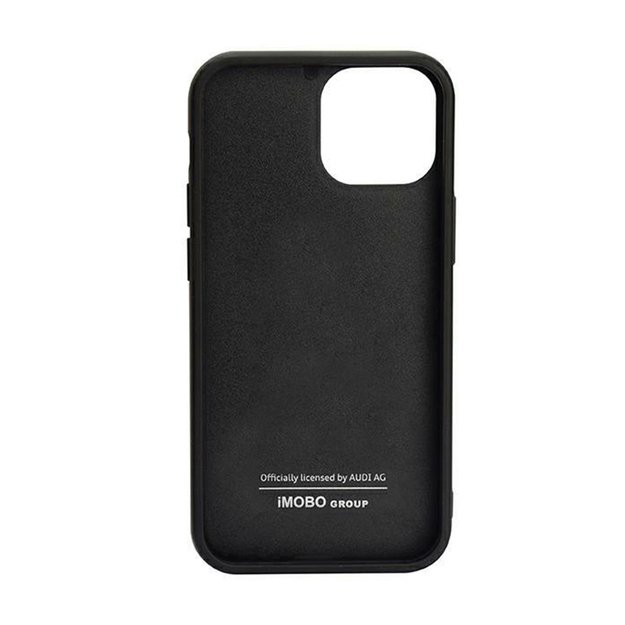„Audi“ anglies pluošto dėklas, skirtas „iPhone 14 Pro Max“ (juodas) 2