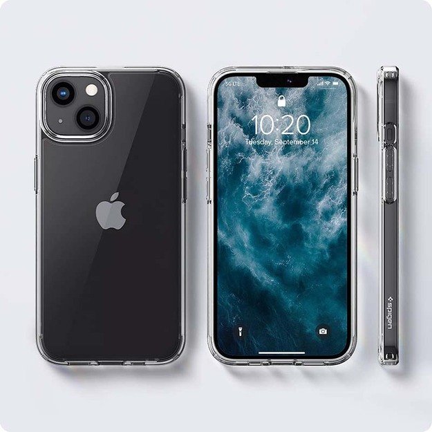 „Spigen Ultra Hybrid“ – dėklas, skirtas „iPhone 13“ (skaidrus) 5