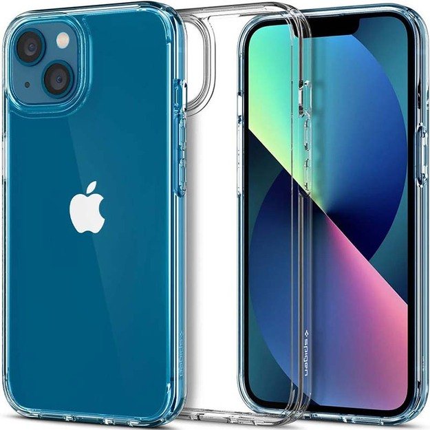 „Spigen Ultra Hybrid“ – dėklas, skirtas „iPhone 13“ (skaidrus) 11
