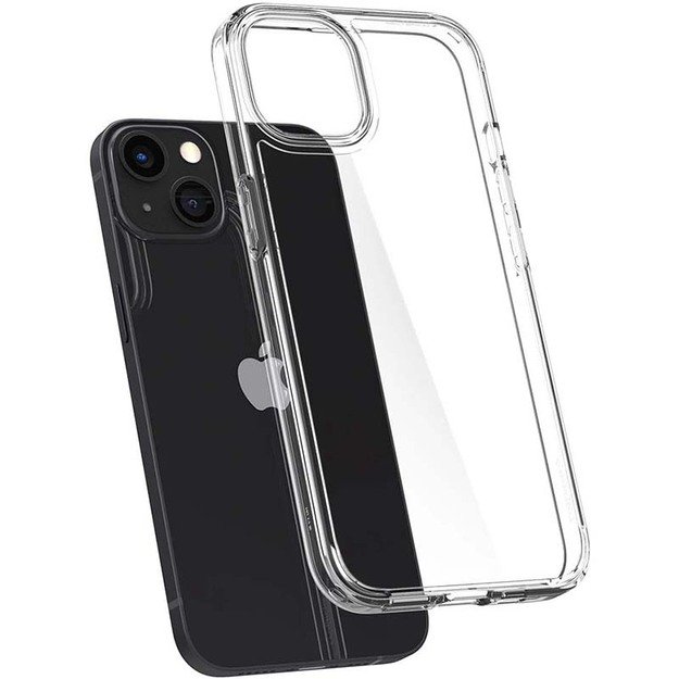 „Spigen Ultra Hybrid“ – dėklas, skirtas „iPhone 13“ (skaidrus) 9