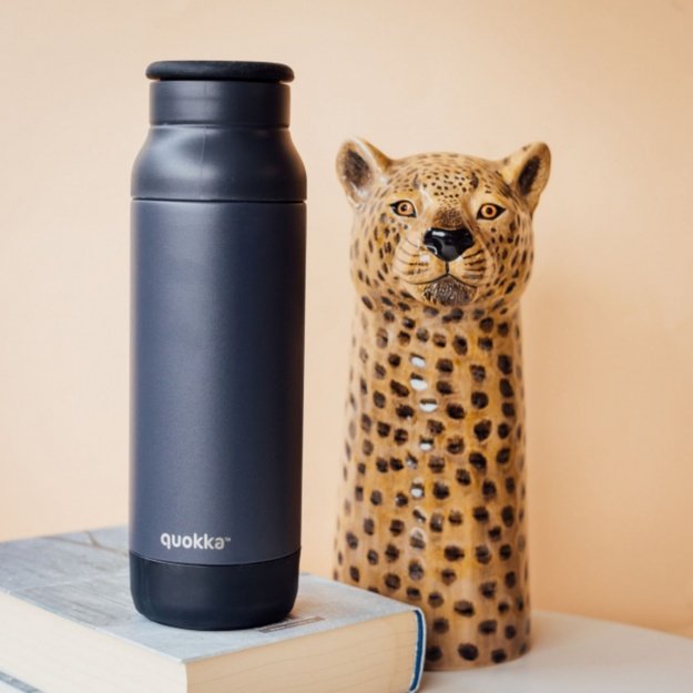 „Quokka Pulse“ – nerūdijančio plieno termosas, 700 ml, atsparus kritimams (juodas) 3