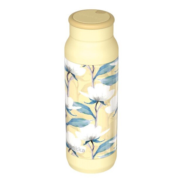 „Quokka Pulse“ – nerūdijančio plieno termosas, 700 ml, atsparus lašams (magnolija)