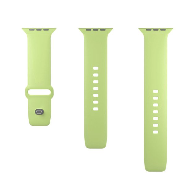 PURO ICON – elastingas dirželis, skirtas Apple Watch 38/40/41 mm (S/M & M/L) (Matcha Green) 8