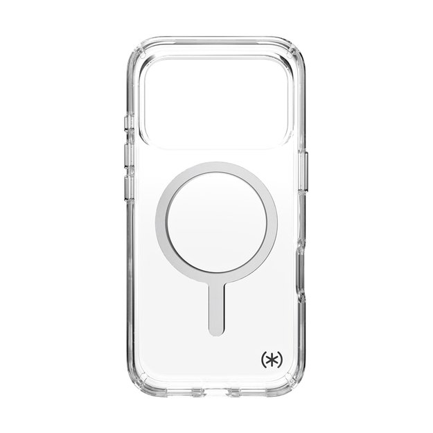 „Speck Presidio Perfect Clear MagSafe“ dėklas iPhone 17 Pro telefonui (skaidrus / sidabrinis) 13