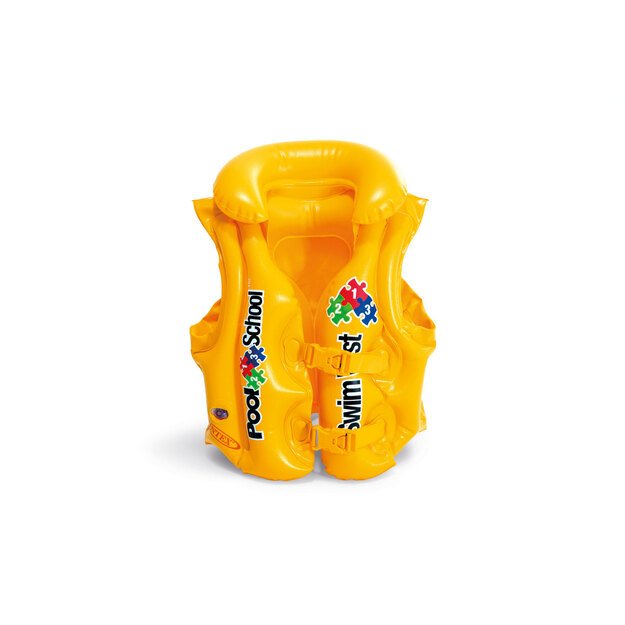 the inflat. swim vest POOL SCHOOL DELUXE