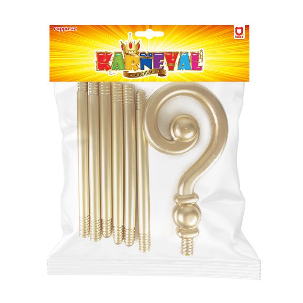 St. Nicholas gold stick for adults 193 cm 3