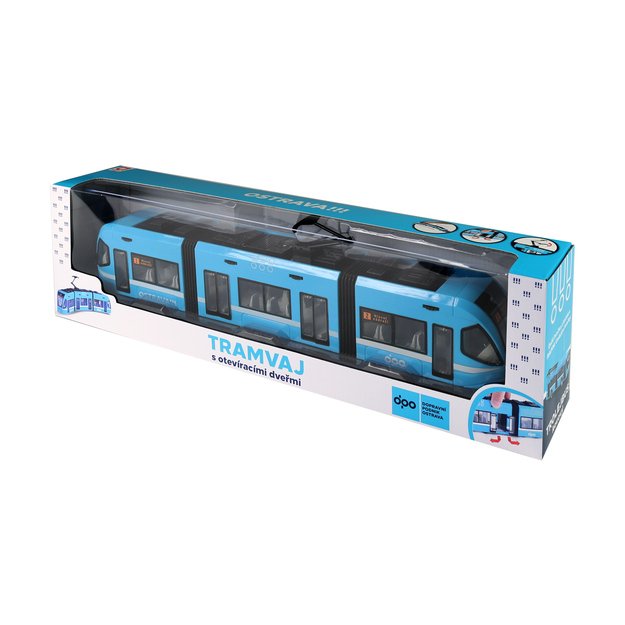 Modernus mėlynas Ostravos tramvajus, 47 cm 2