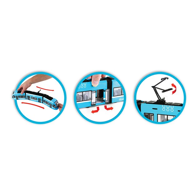 Modernus mėlynas Ostravos tramvajus, 47 cm 7