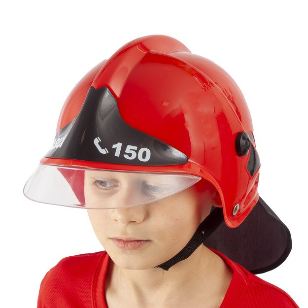 the Childrens fire helmet red 5