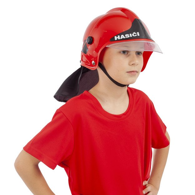 the Childrens fire helmet red 7