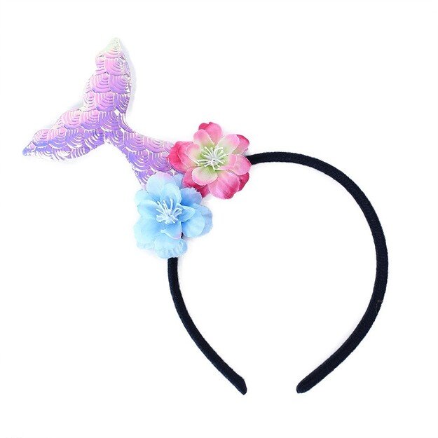 the Mermaid purple headband 1
