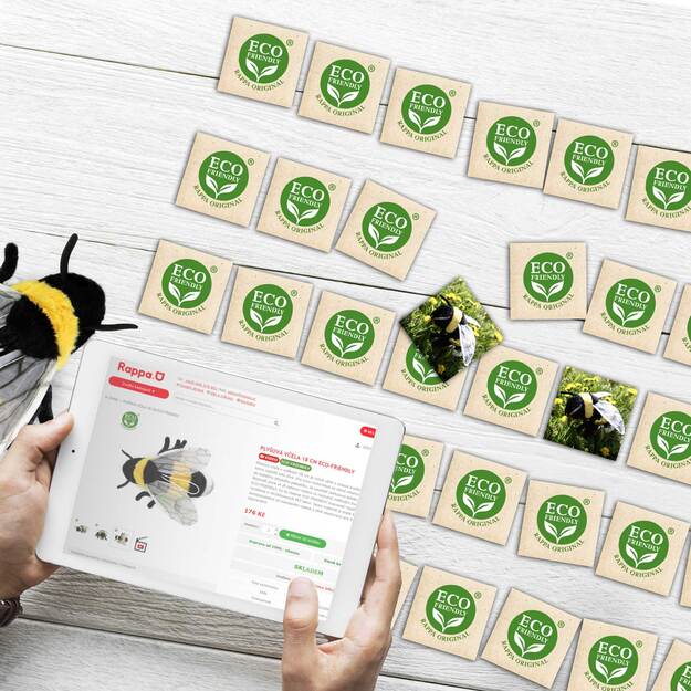 RAPPA atminties žaidimas Išskirtinis pliušinis žaislas 4