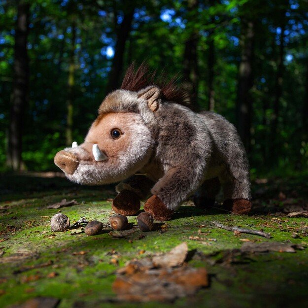 Plush wild boar 30 cm ECO-FRIENDLY 5