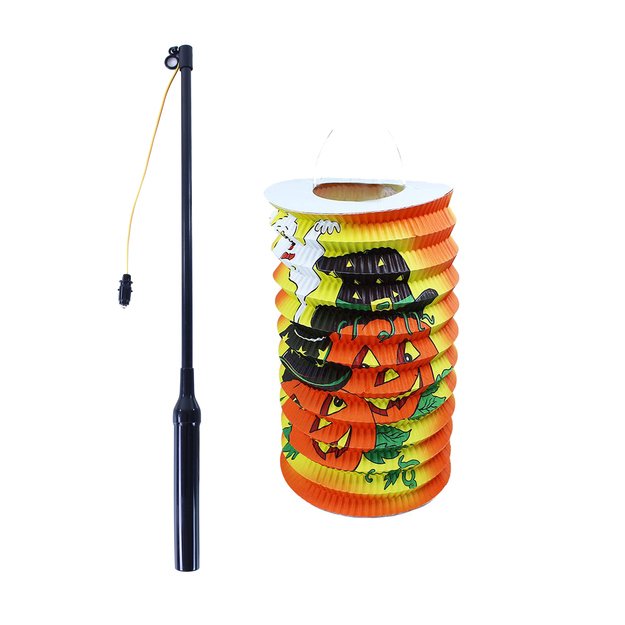 Lantern Halloween 15 cm with stick 40 cm 3