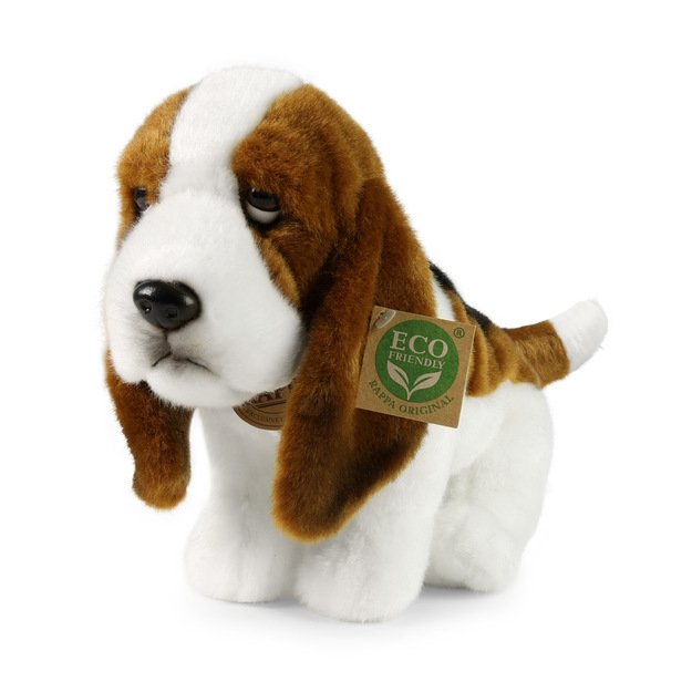 Plush Basset 32 cm ECO-FRIENDLY