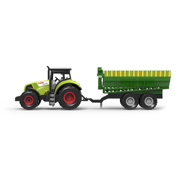 Plastic tractor with siding 2