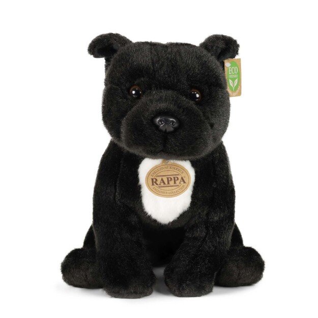 Plush black Stafford 30 cm ECO-FRIENDLY 2